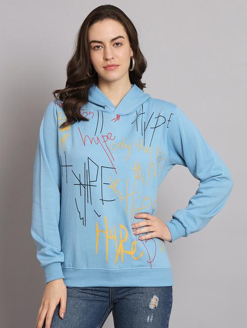 women's front print sweatshirt - 20207715 - Standard Image - 0