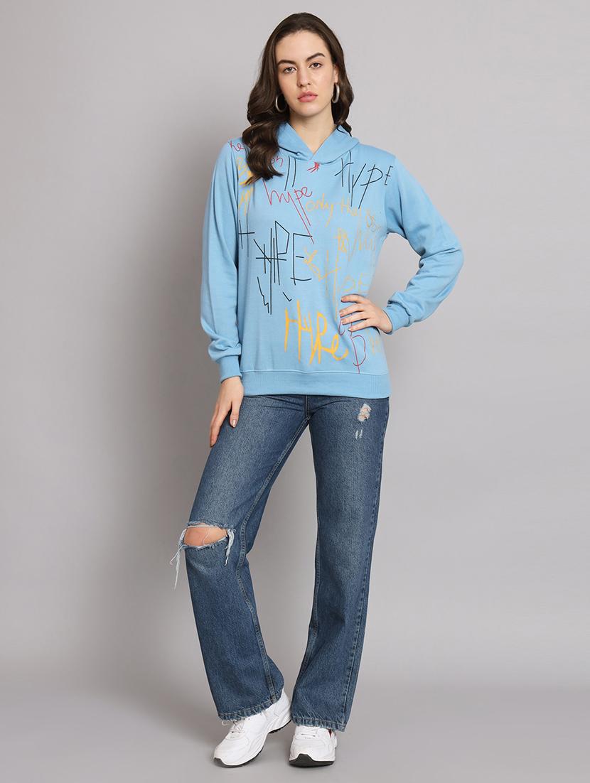 women's front print sweatshirt - 20207715 - Standard Image - 3