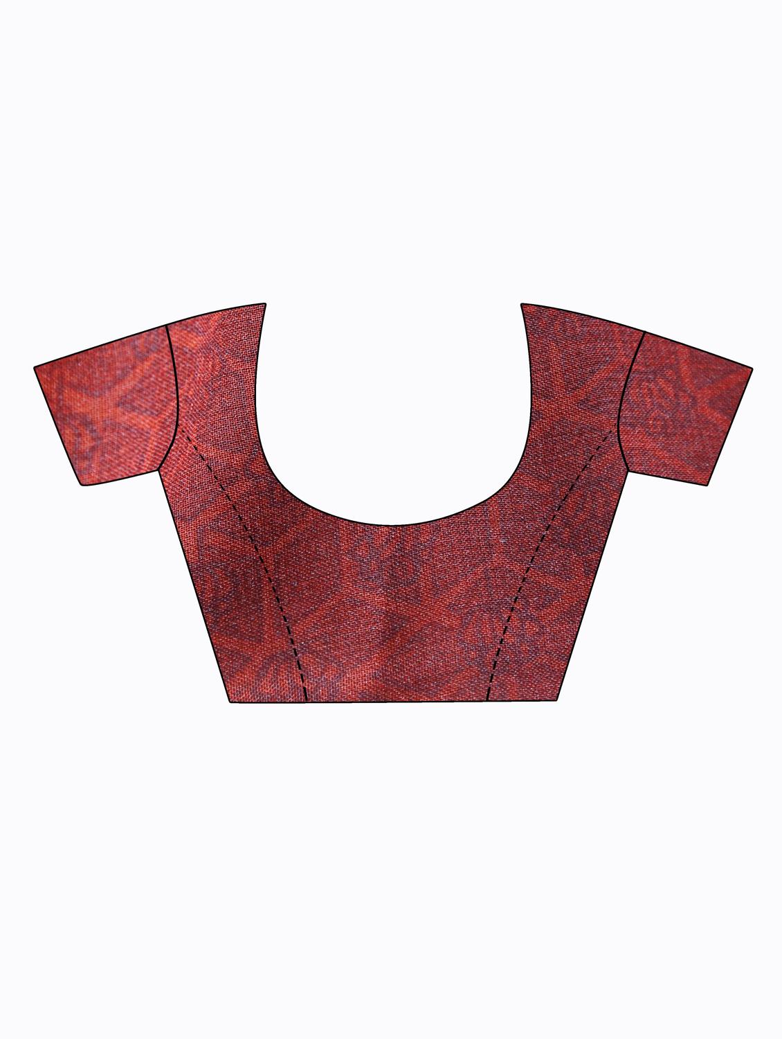 pack of 2 printed sarees with blouse - 20209442 - Standard Image - 3