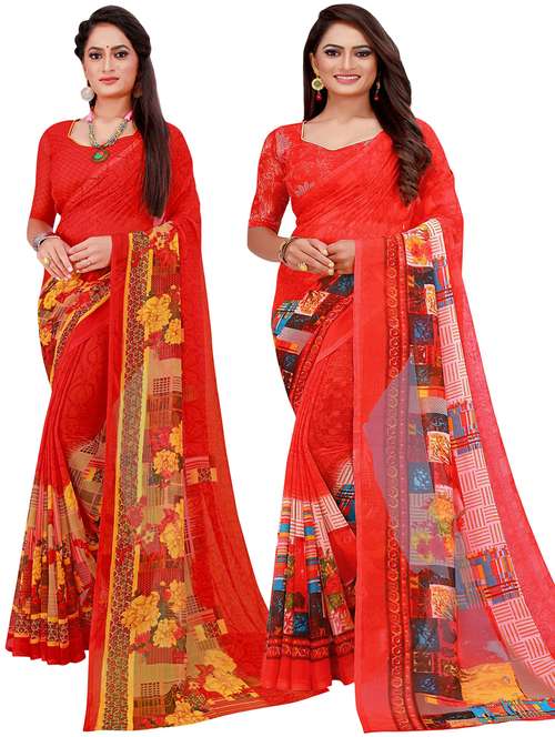 women's saree combo with blouse - 20209737 -  Standard Image - 0