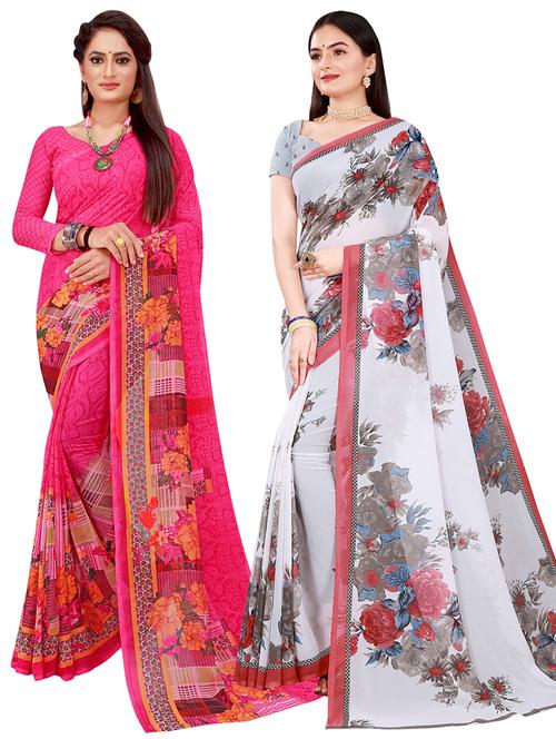 women's saree combo with blouse - 20209759 -  Standard Image - 0
