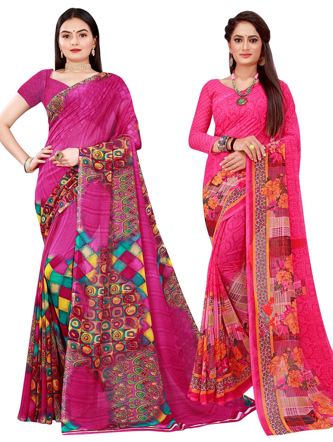 women's saree combo with blouse - 20209766 - Zoom Image - 0