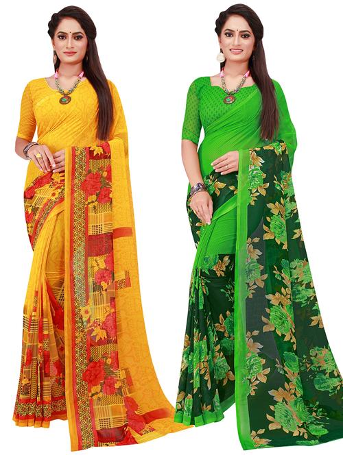 women's saree combo with blouse - 20209769 - Standard Image - 0