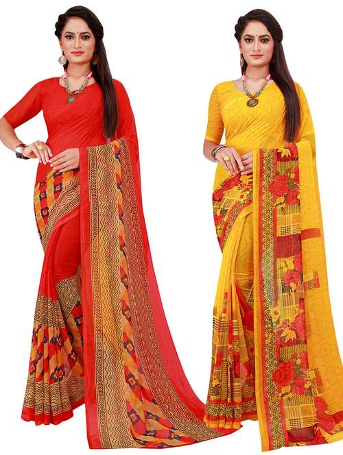 women's saree combo with blouse - 20209771 -  Standard Image - 0
