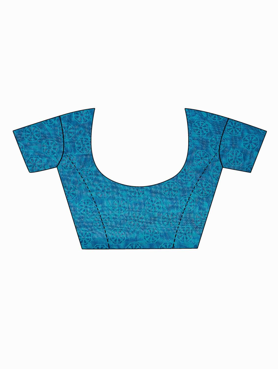 pack of 2 printed saree with blouse - 20209783 - Standard Image - 5