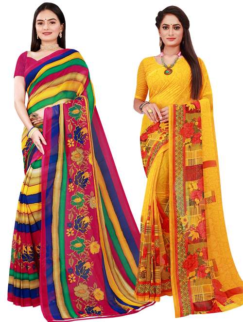 women's saree combo with blouse - 20209792 -  Standard Image - 0
