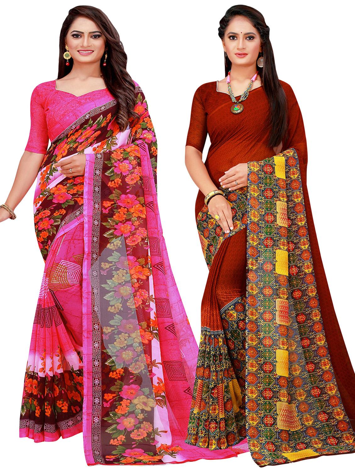 women's saree combo with blouse