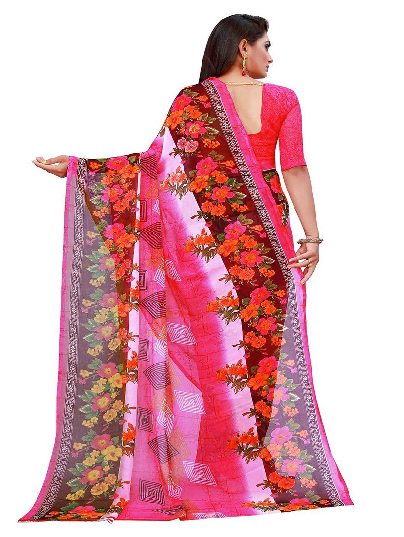 women's saree combo with blouse - 20209914 - Standard Image - 3
