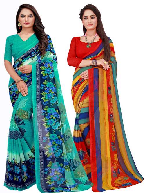 women's saree combo with blouse - 20209966 -  Standard Image - 0