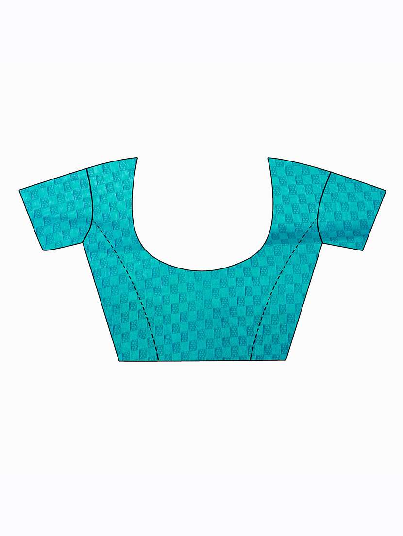 women's saree combo with blouse - 20210243 - Standard Image - 5