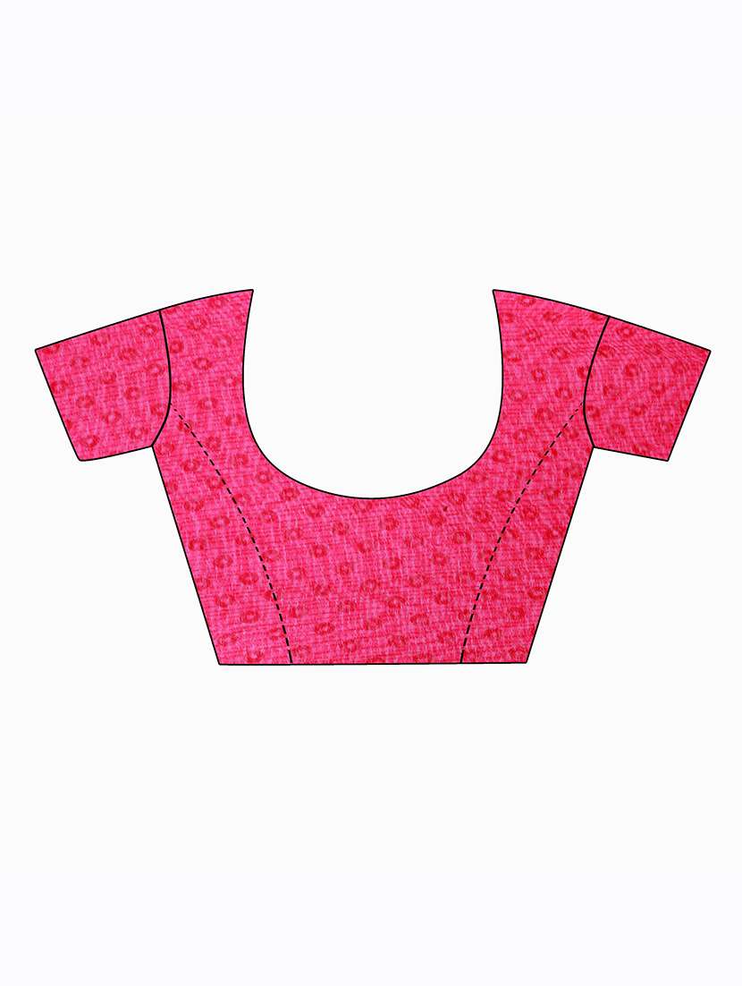 women's saree combo with blouse - 20210244 - Standard Image - 5