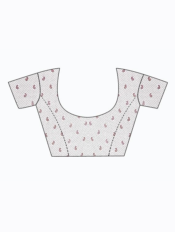 women's saree combo with blouse - 20210257 - Standard Image - 5