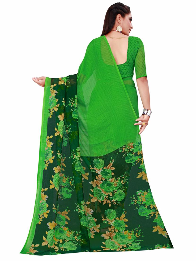 pack of 2 printed sarees with blouse - 20210424 - Standard Image - 3