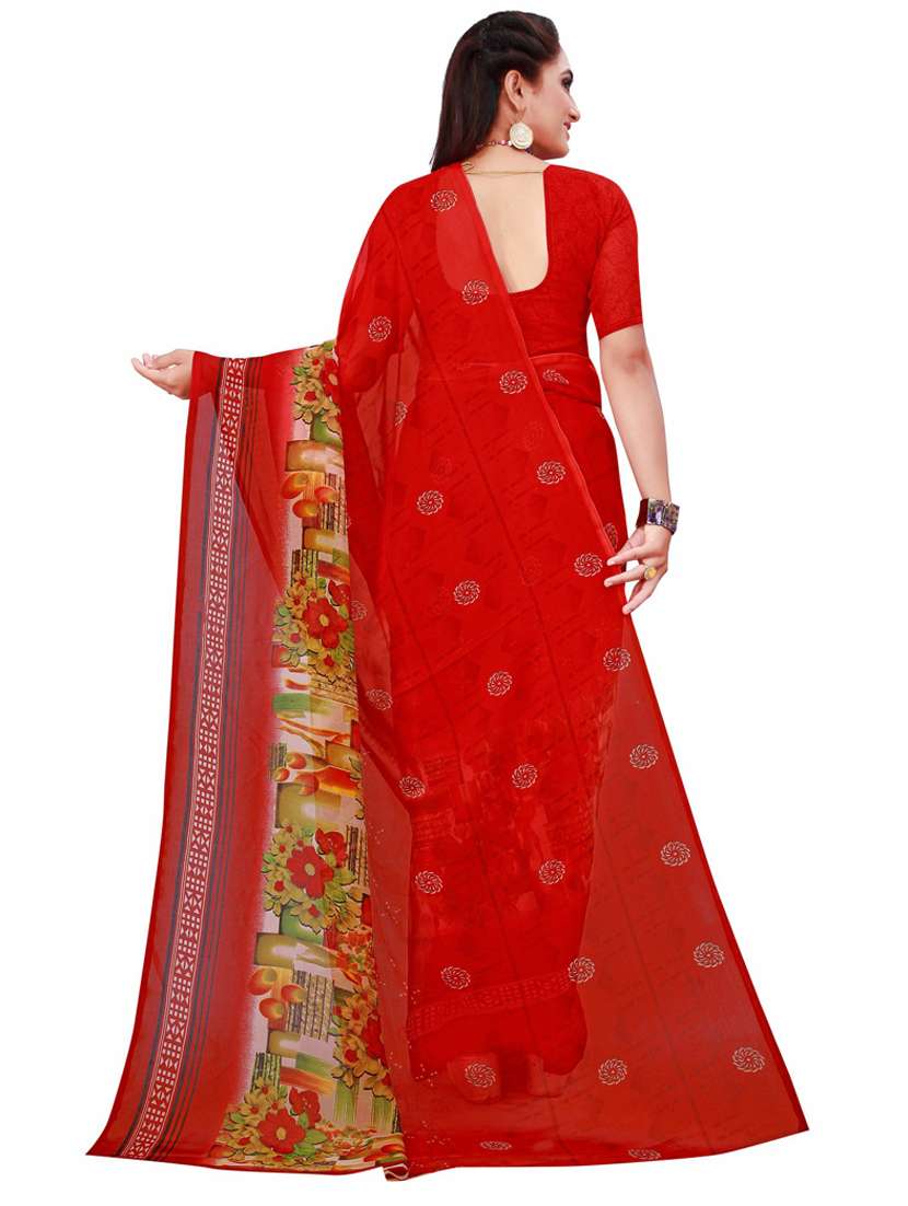 women's saree combo with blouse - 20210678 -  Standard Image - 3