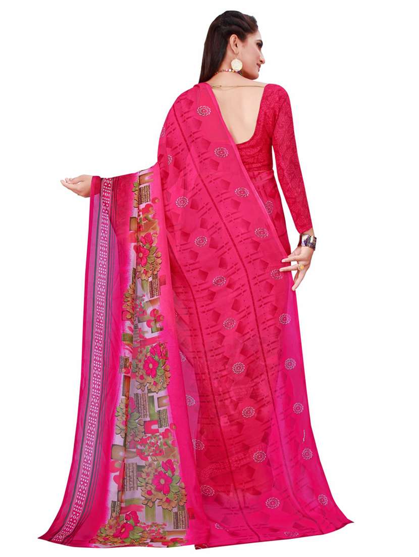 pack of 2 printed sarees with blouse - 20210723 -  Standard Image - 3