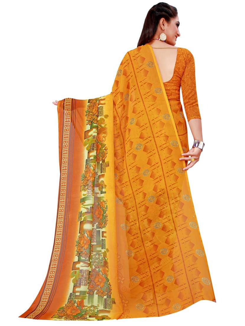 pack of 2 printed saree with blouse - 20210810 - Standard Image - 3