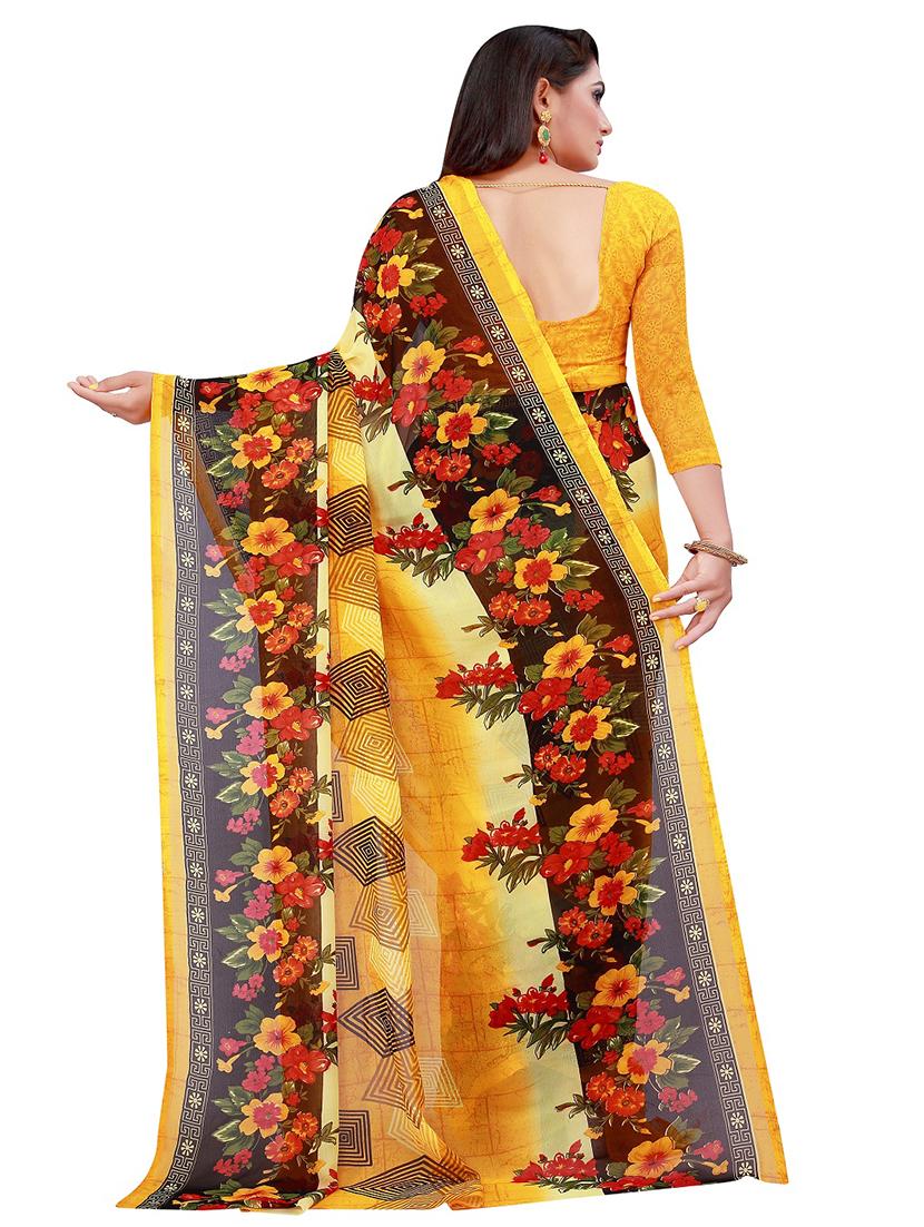 women's self design green colored saree with blouse - 20211185 - Standard Image - 3