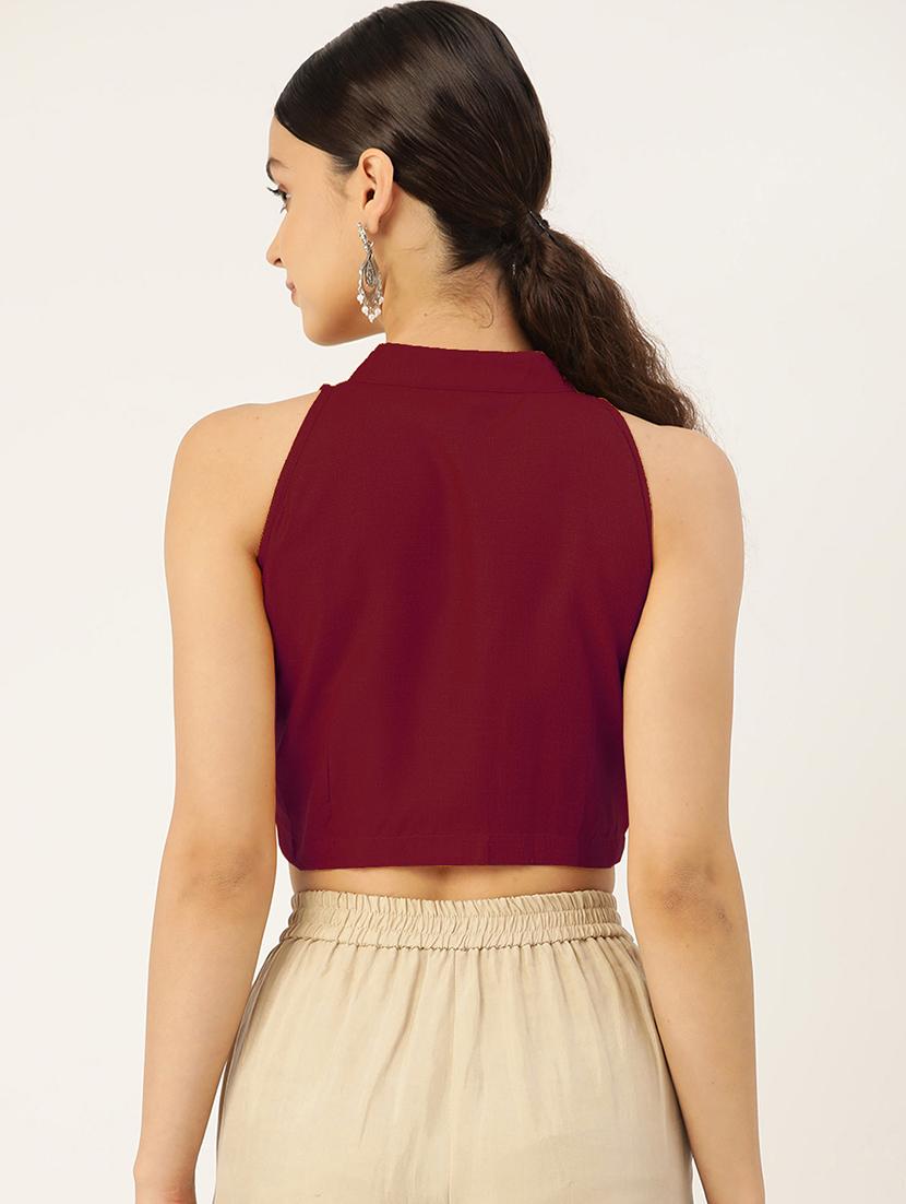 pack of 2 solid blouse - 20212936 - Standard Image - 3
