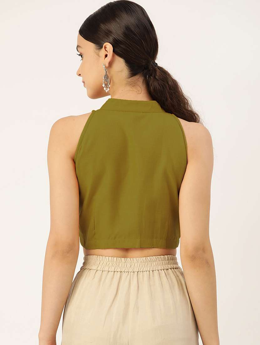 pack of 2 solid blouse - 20212954 - Standard Image - 3