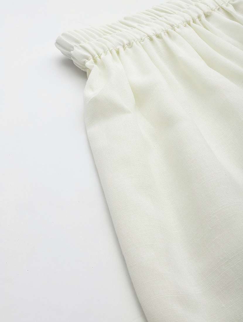 pack of 2 solid high-rise harem pants with elasticated waist - 20213206 -  Standard Image - 8