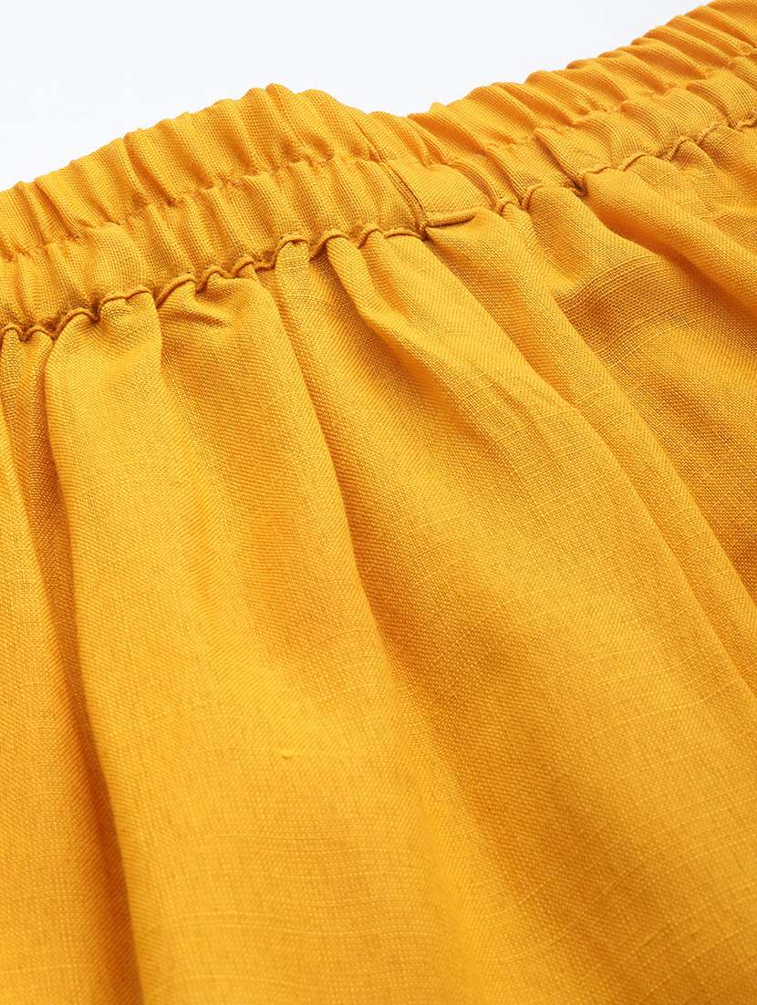 pack of 2 solid high-rise harem pants with elasticated waist - 20213220 -  Standard Image - 8