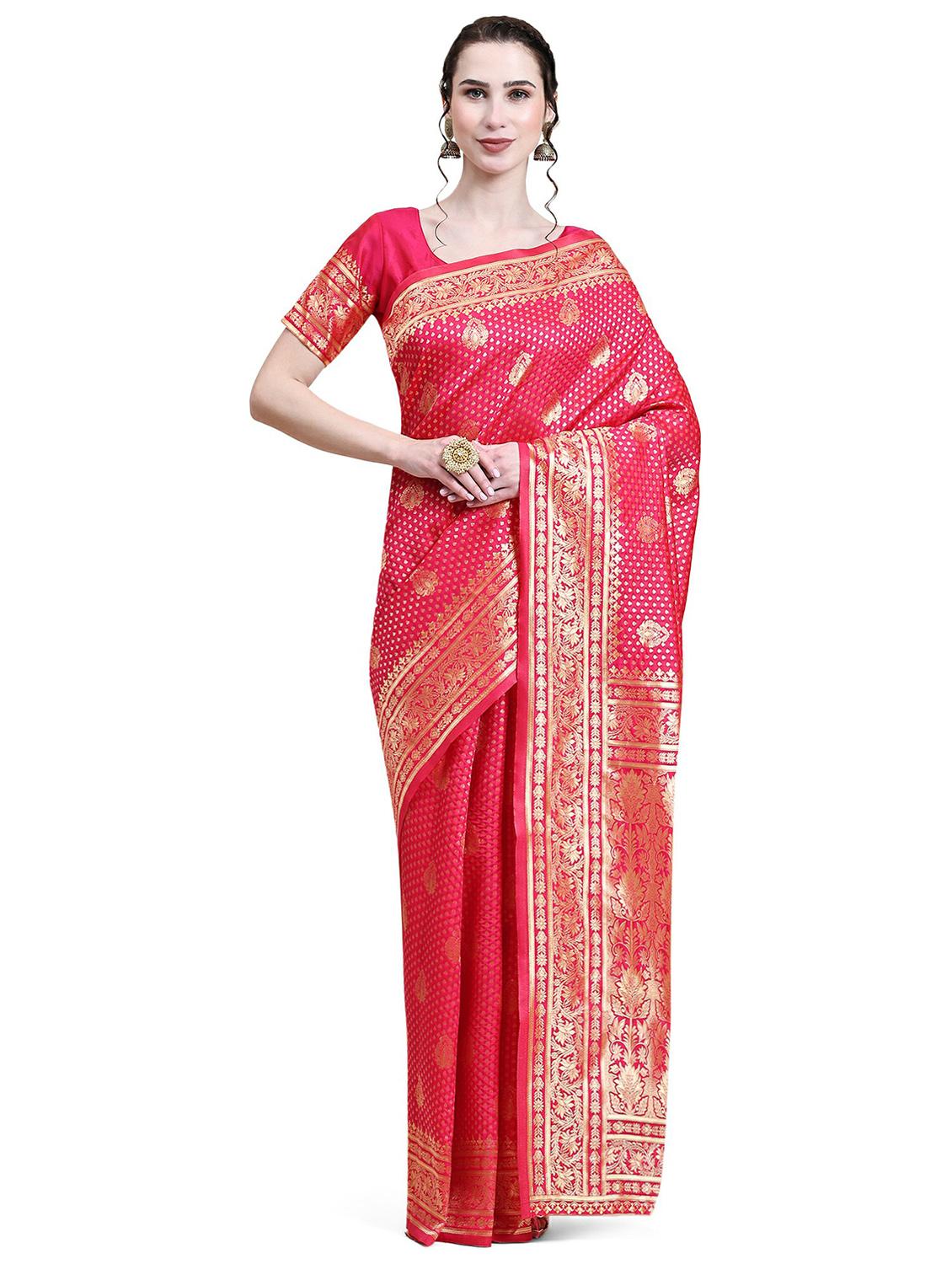 women's banarasi saree with blouse