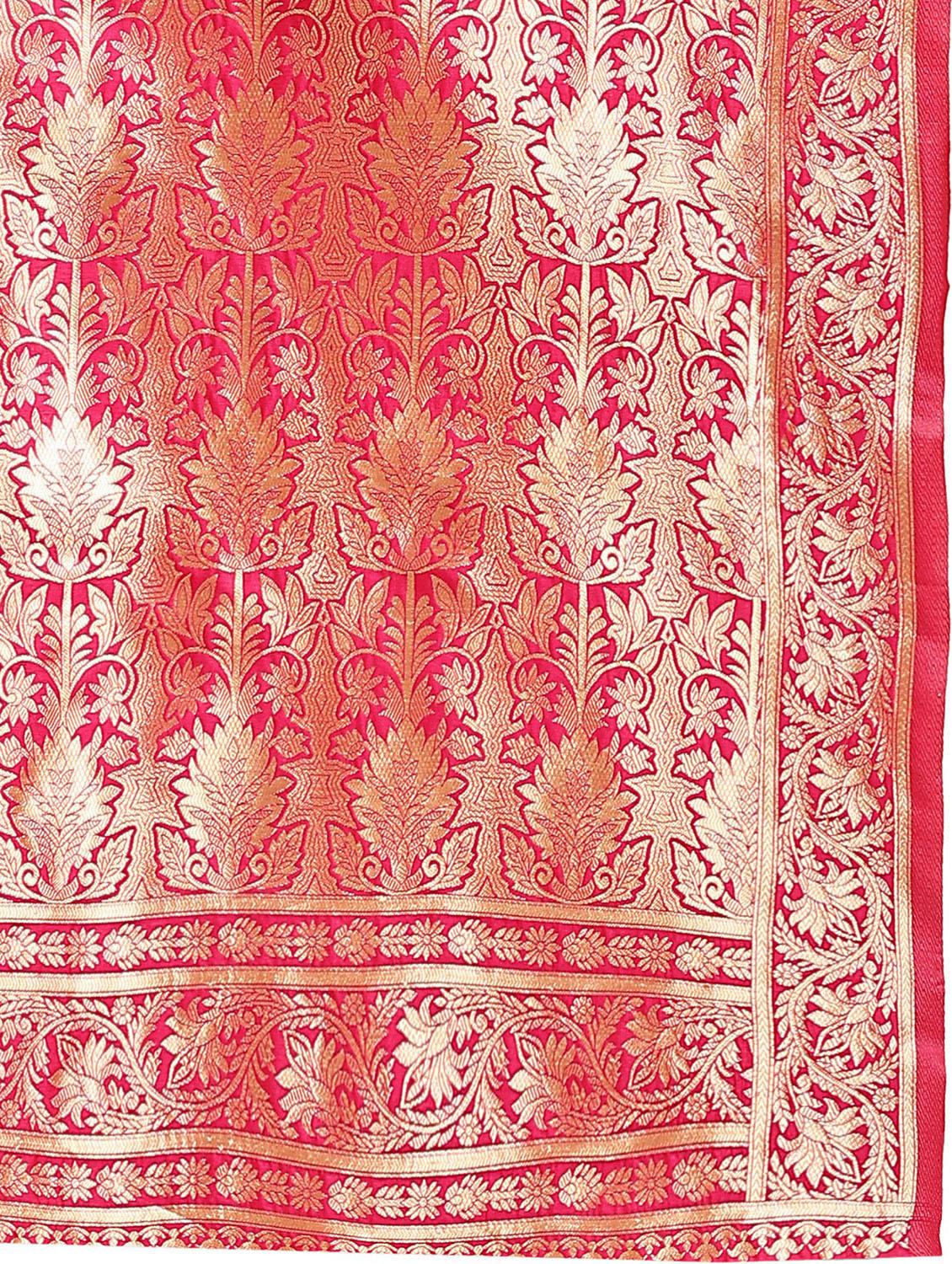 women's banarasi saree with blouse - 20214451 - Standard Image - 3