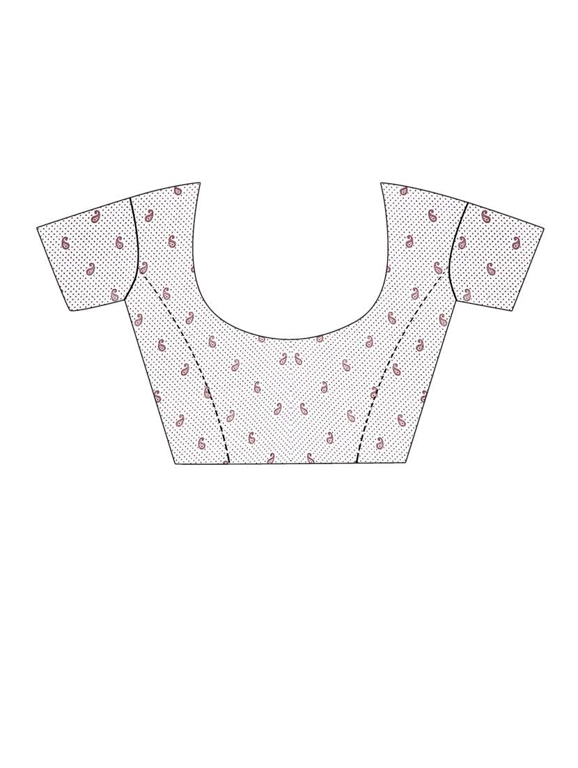 women's printed multi colored saree with blouse - 20216546 -  Standard Image - 5