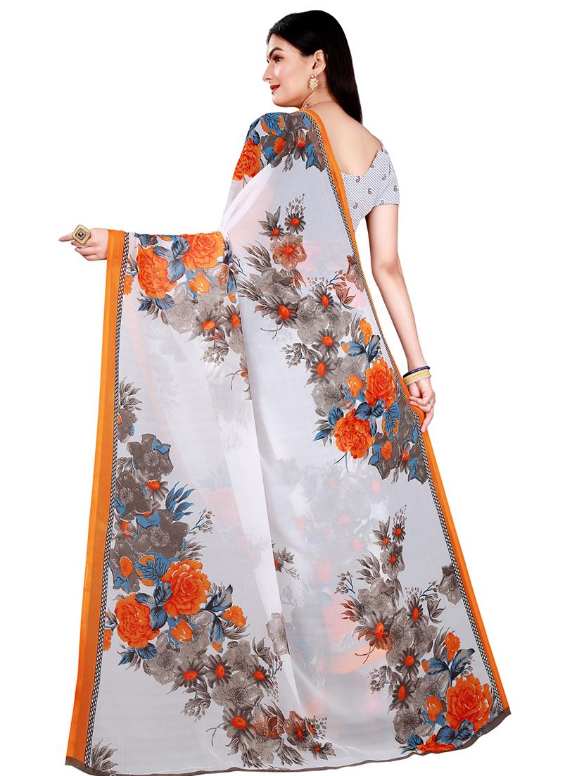 women's saree combo with blouse - 20217210 - Standard Image - 3