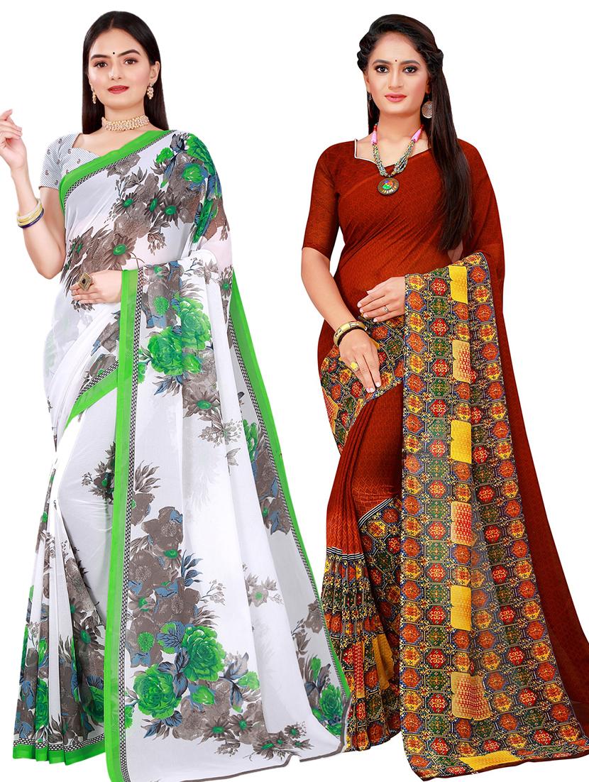women's saree combo with blouse
