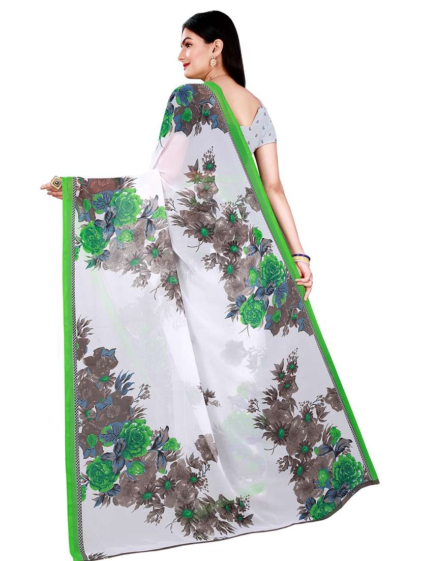 women's saree combo with blouse - 20217991 - Standard Image - 3