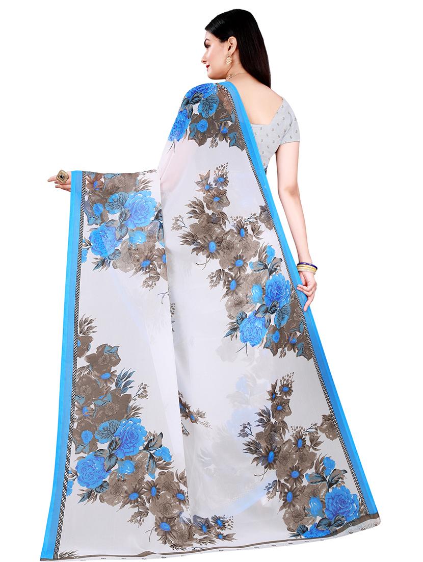 women's saree combo with blouse - 20218072 - Standard Image - 3