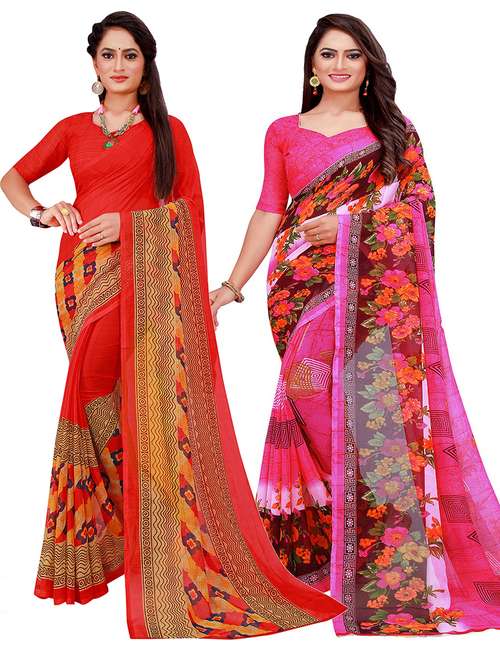 women's saree combo - 20218939 -  Standard Image - 0