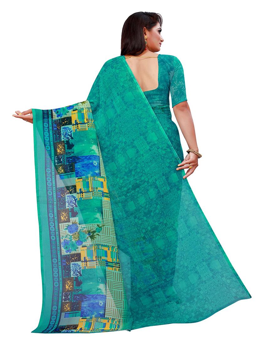 pack of 2 printed saree - 20219217 - Standard Image - 3