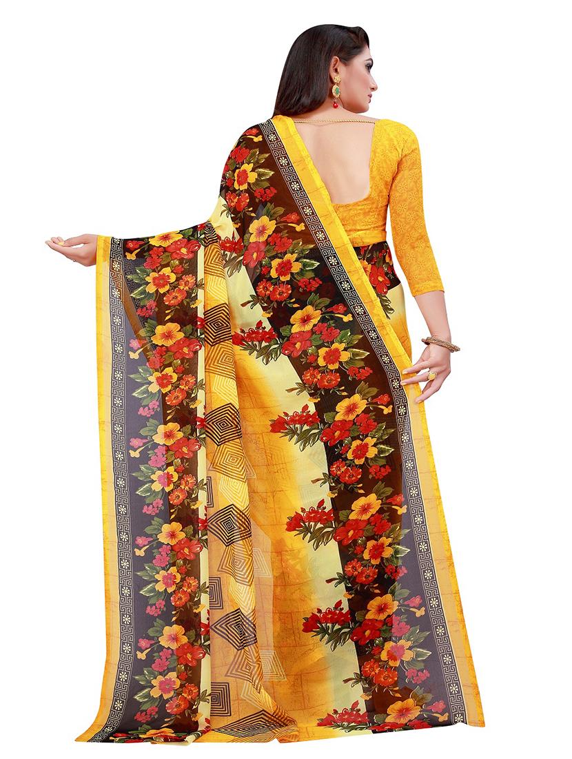 pack of 2 printed sarees - 20219270 - Standard Image - 3