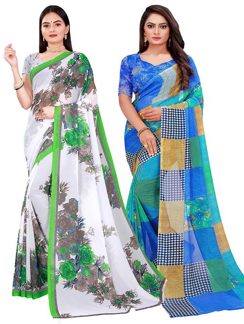 women's saree combo - 20219288 -  Standard Image - 0