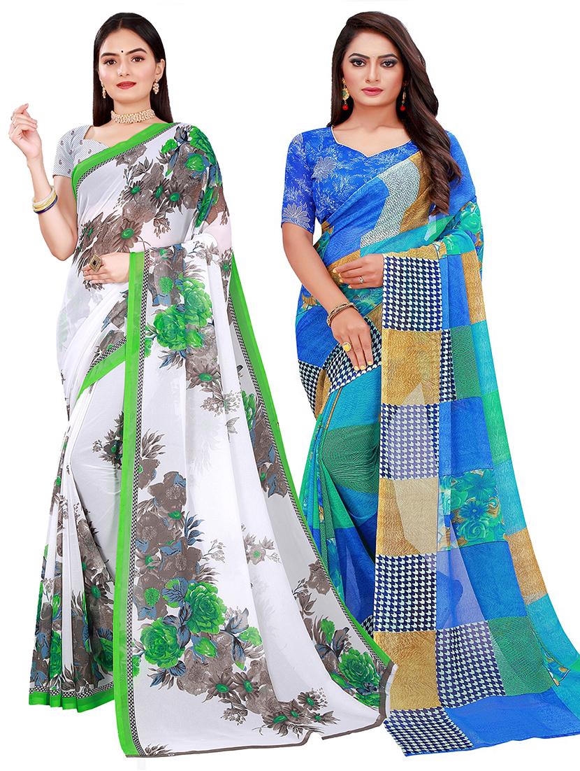 women's saree combo - 20219288 -  Zoom Image - 0