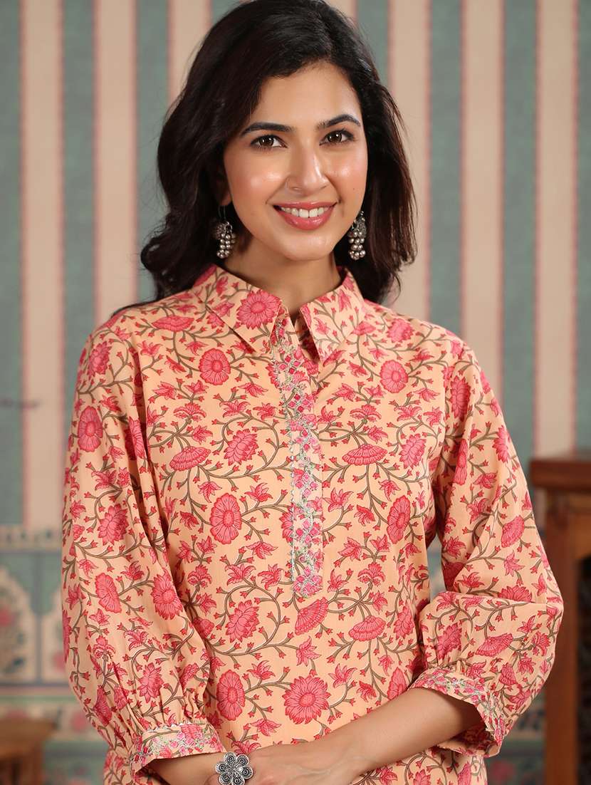 women floral kurta salwar set - 20223748 -  Standard Image - 3