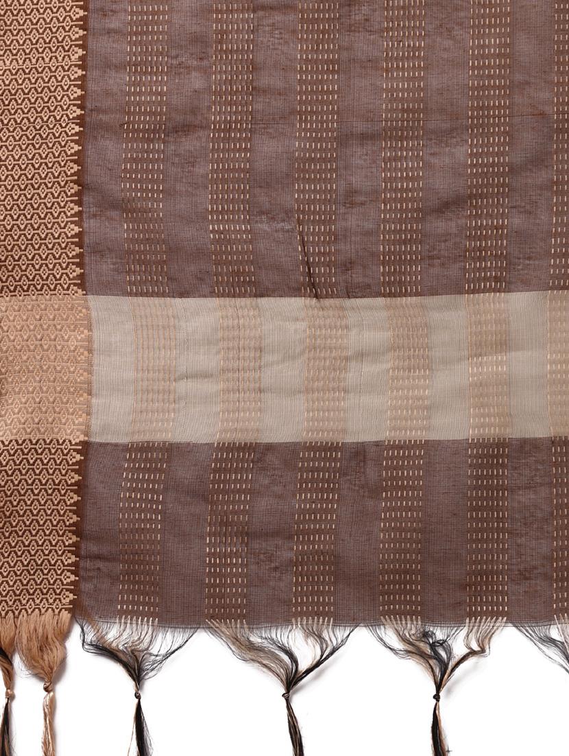 women brown kurta pant set with dupatta - 20223939 - Standard Image - 5