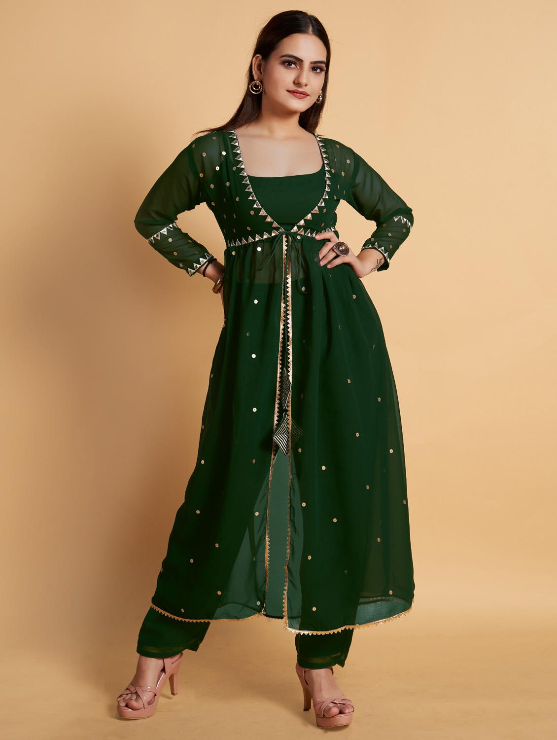 women green solid fusion set - 20223951 - Zoom Image - 0