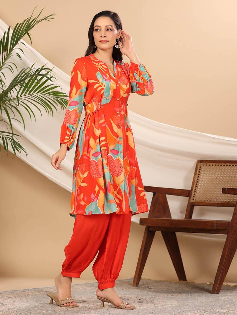 women floral printed kurta salwar set - 20225662 - Standard Image - 3