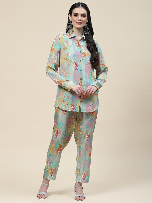 multi colored co ord set - 20225771 -  Standard Image - 0
