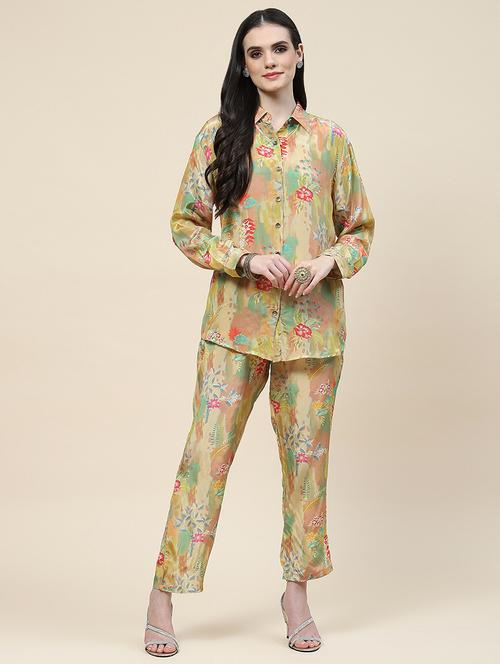 multi colored co ord set - 20225772 -  Standard Image - 0