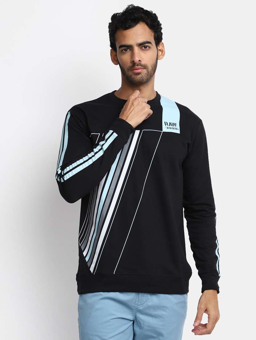 men stripes long sleeves t-shirts - 20228671 - Zoom Image - 0