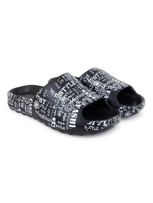 black eva slip on flip flops