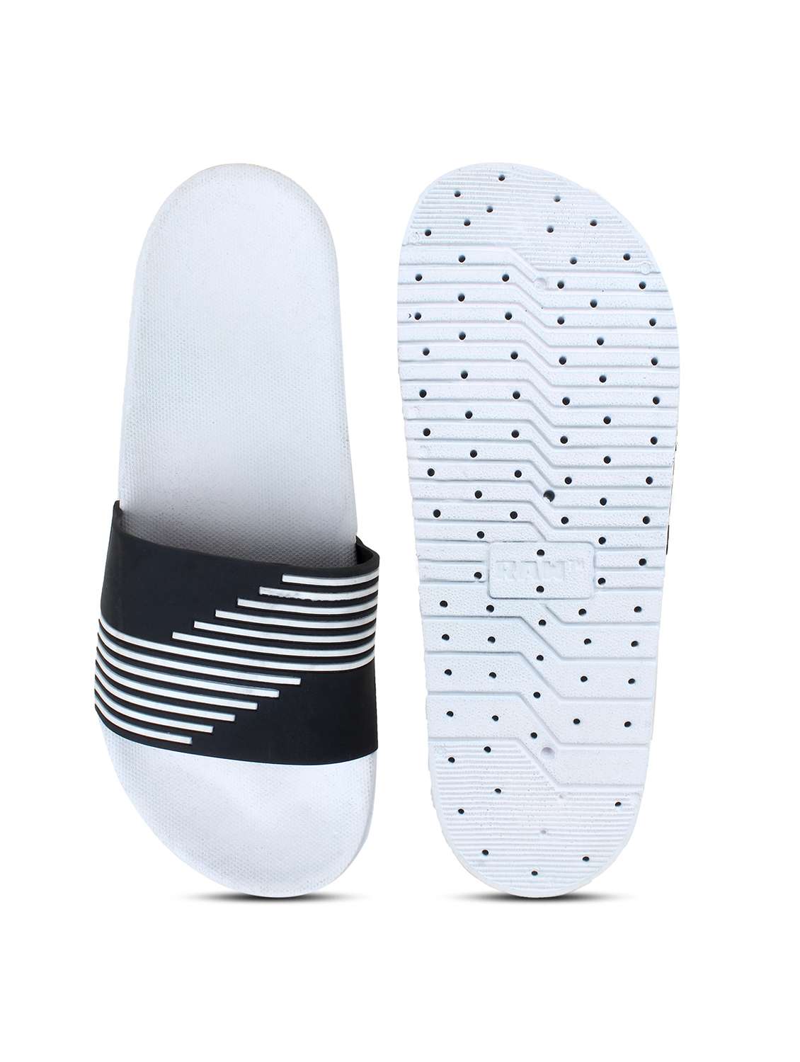 white pvc slip on flip flops - 20240827 -  Standard Image - 3