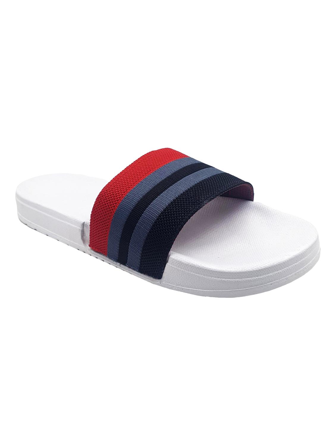 white synthetic slip on flip flops - 20240835 -  Zoom Image - 0