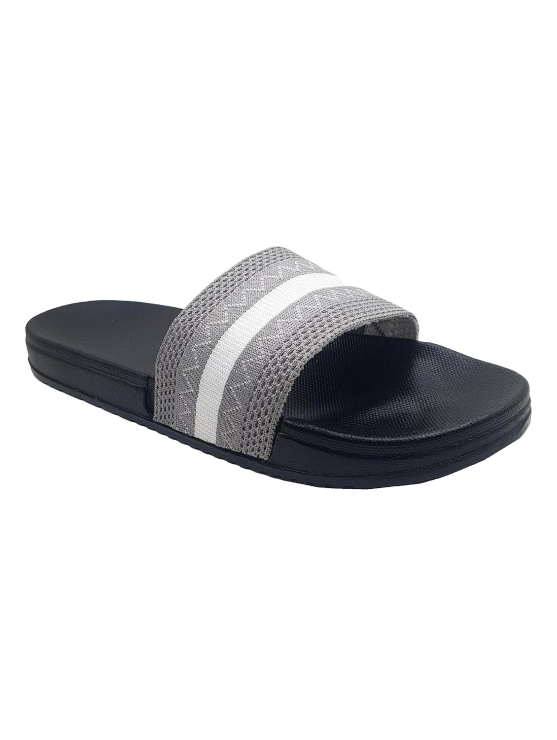 grey synthetic slip on flip flops - 20240850 -  Zoom Image - 0