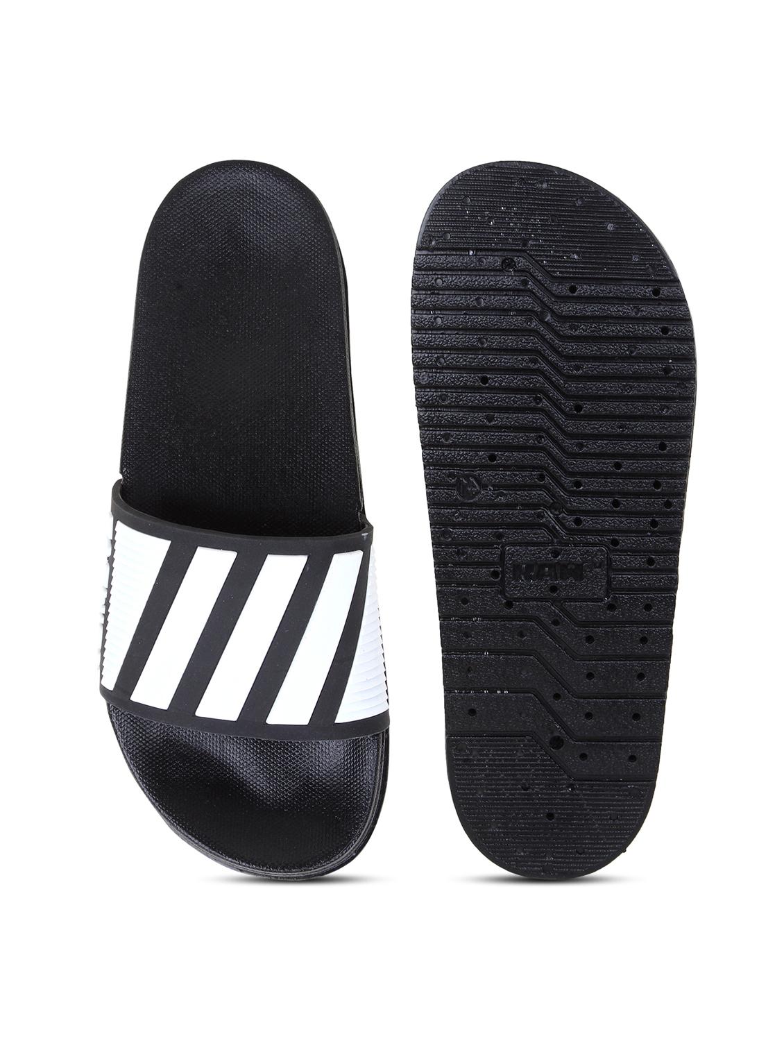 black pvc slip on flip flops - 20240856 - Standard Image - 3