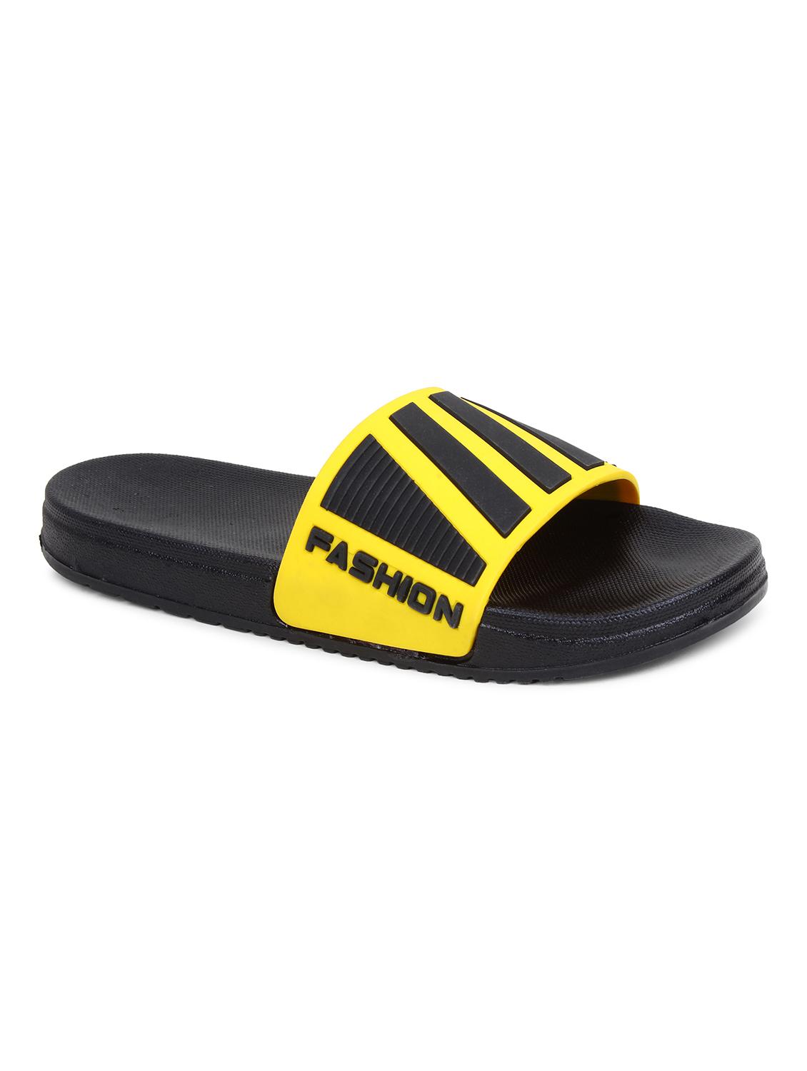 yellow pvc slip on flip flops - 20240862 - Zoom Image - 0